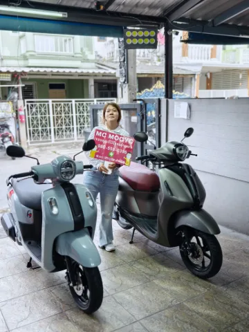 ลูกค้ารับรถที่ร้าน MC MOCYC