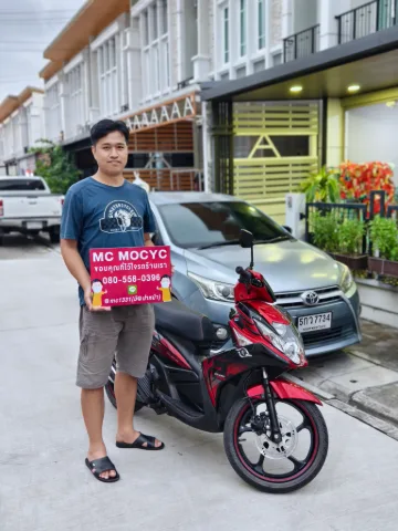 ลูกค้ารับรถที่ร้าน MC MOCYC